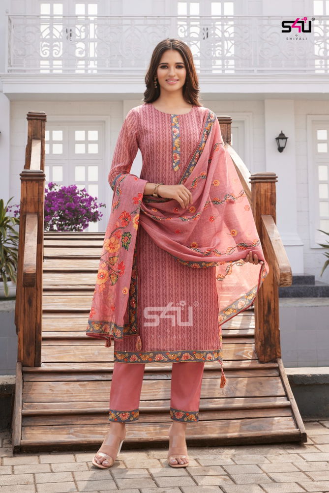 S4u Kantha Fancy Wear Wholesale Readymade Designer Salwar Suits